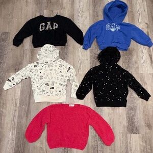 5 Toddler Girls Sweaters Size 4/5 Small